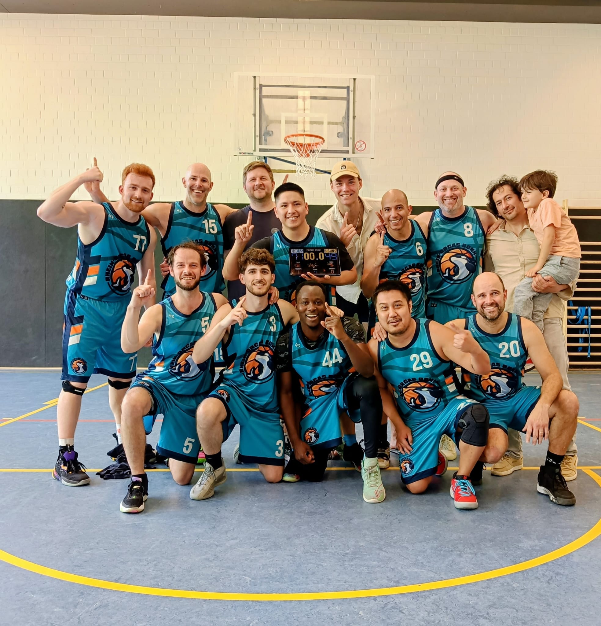 Teamfoto Rhein Orcas Bonn am 24.04.2026
